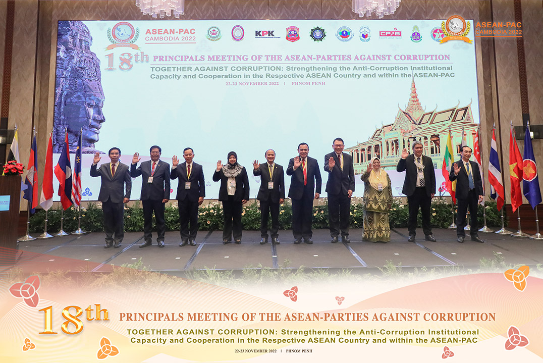 Heads and Representatives of all 10 ASEAN Parties Against Corruption (ASEAN-PAC)