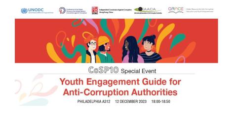 CoSP10  Special Event:  Youth Engagement Guide for Anti-Corruption Authorities